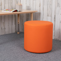 Flash Furniture ZB-FT-045R-18-ORANGE-GG Soft Seating Collaborative Circle for Classrooms and Common Spaces - 18